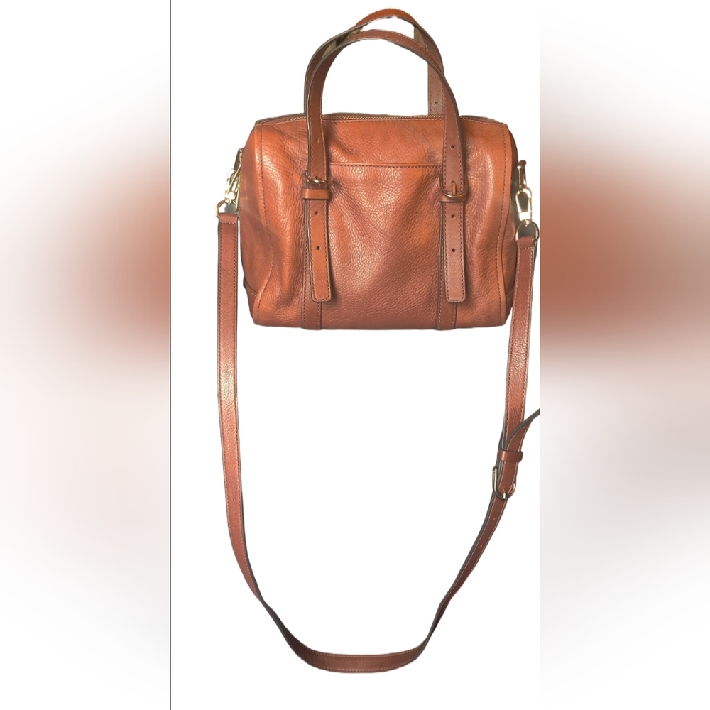 Fossil Carlie Leather Satchel Bag - Picture 2 of 16